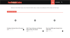 Desktop Screenshot of footfetishcuties.com